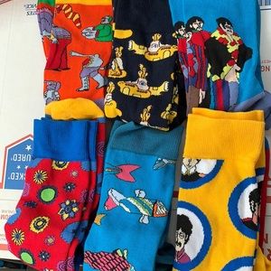 NWT Happy Socks The Beatles Limited Edition 50th Anniversary